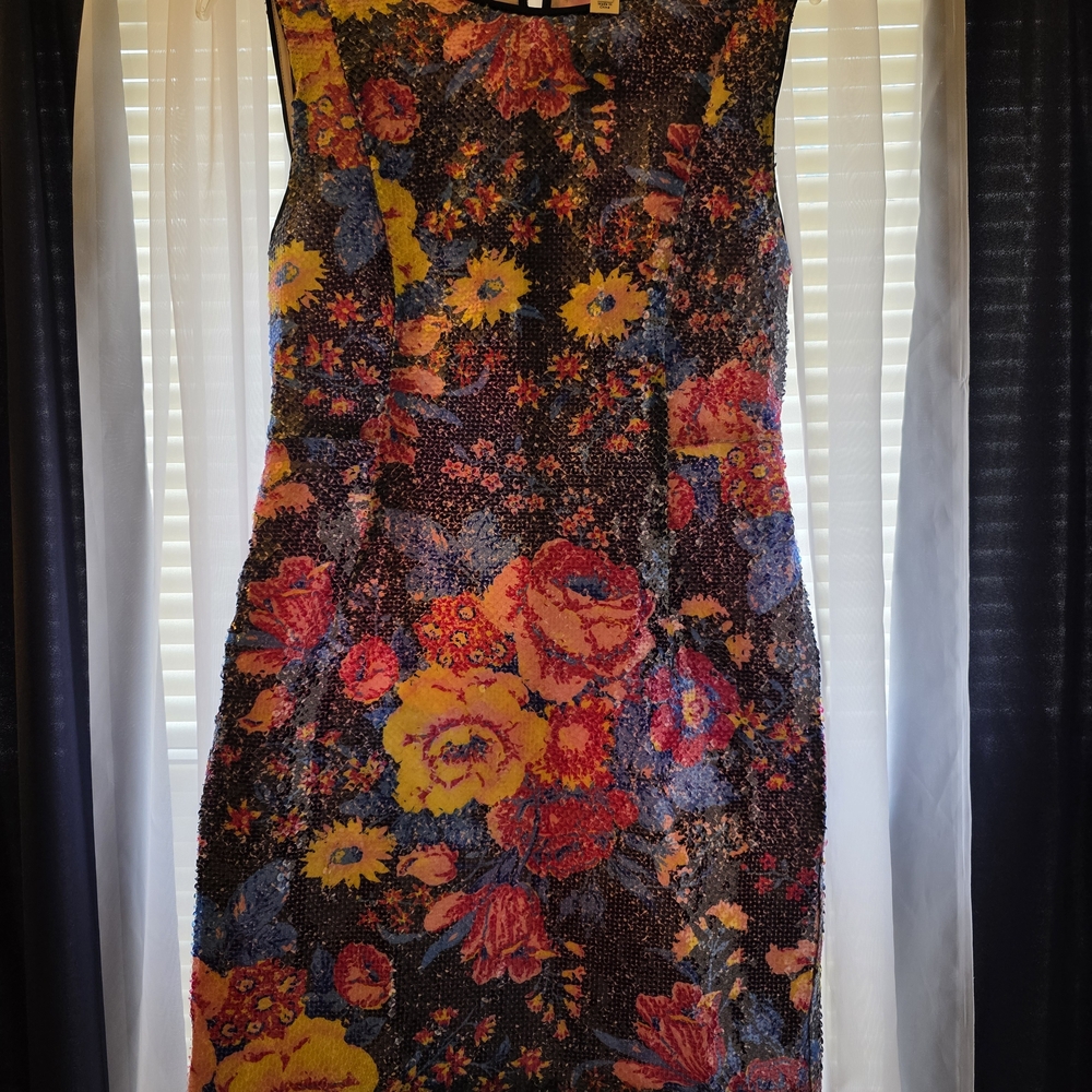 Diane Von Furstenberg Multicolor Floral Mini Dress - Picture 4 of 5